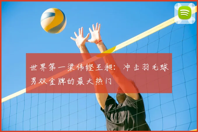 世界第一梁伟铿王昶:冲击羽毛球男双金牌的最大热门